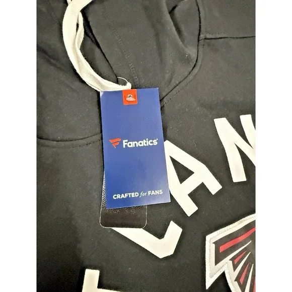 FANATICS OFFICIAL ATLANTA FALCONS NFL MENS "LARGE" NWT Jersey Sweatshirt Hoodie - Picture 4 of 12